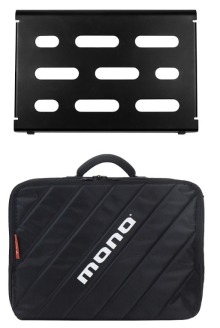 Mono Pedalboard Small, Black and Club Accessory Case 2.0 in Black